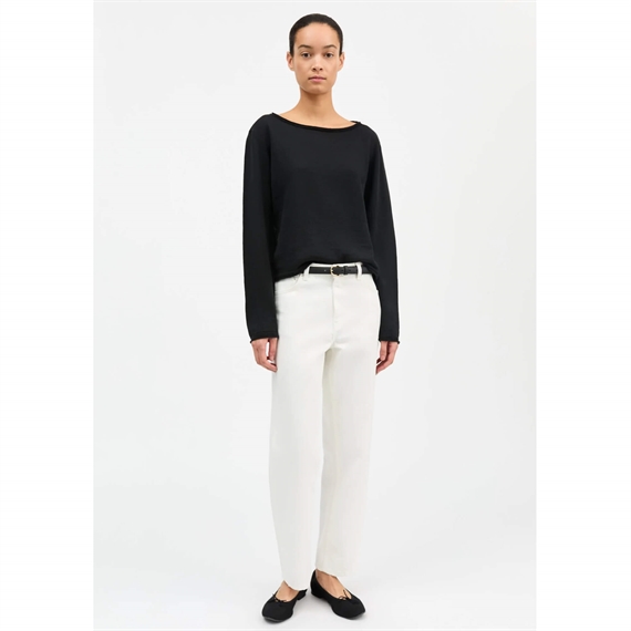 Skall Studio Allison Cropped Jeans, Off White 